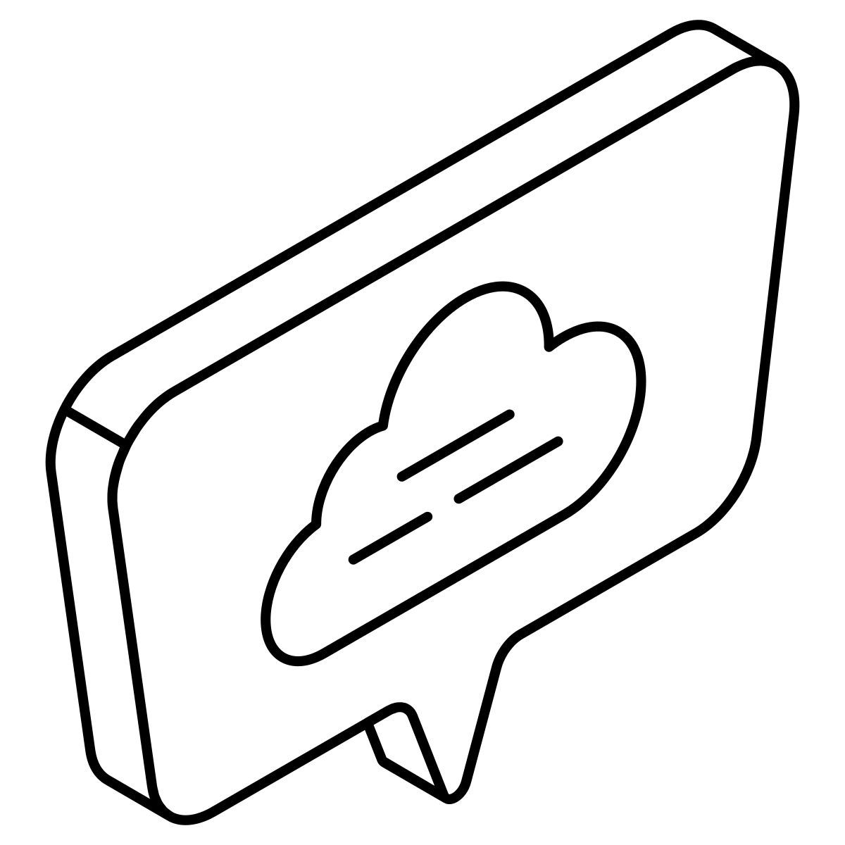 bate papo na nuvem icon
