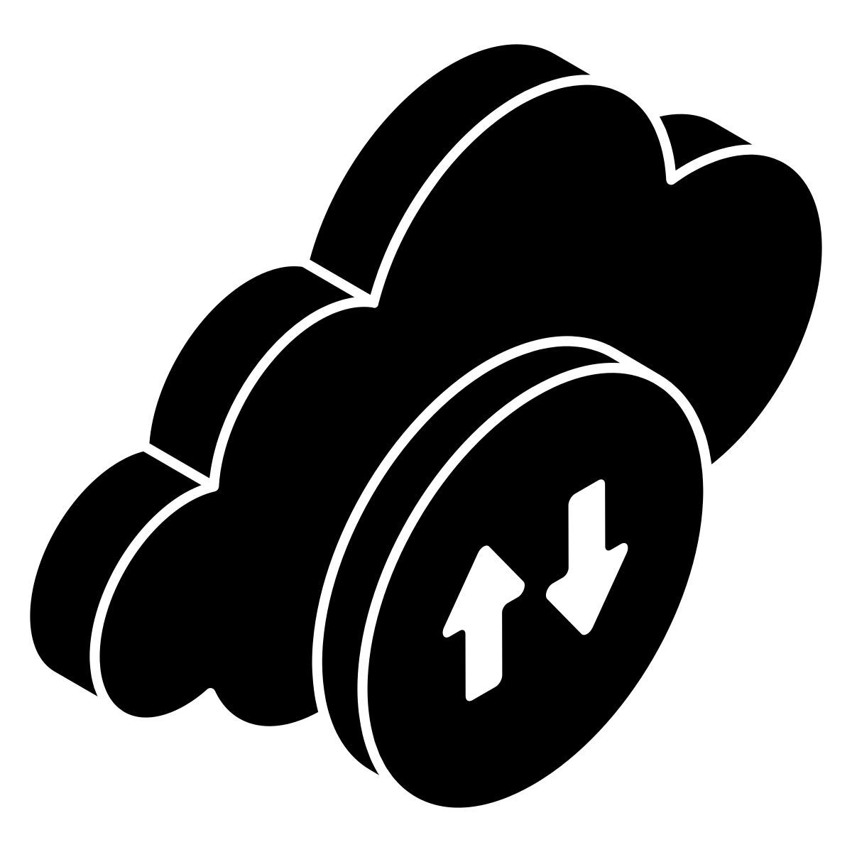 클라우드 데이터 전송 icon