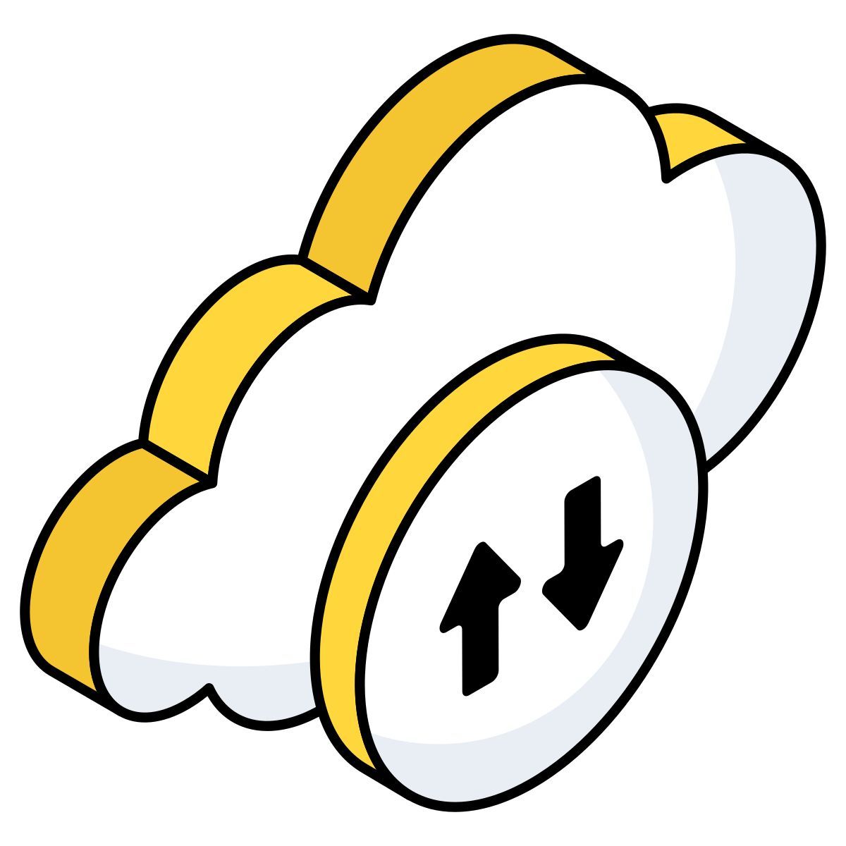 클라우드 데이터 전송 icon