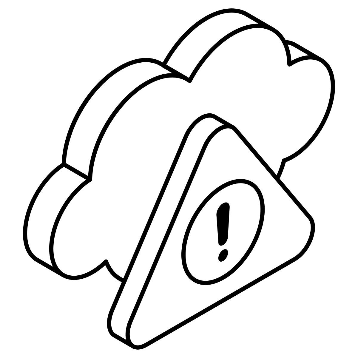 erreur de nuage icon