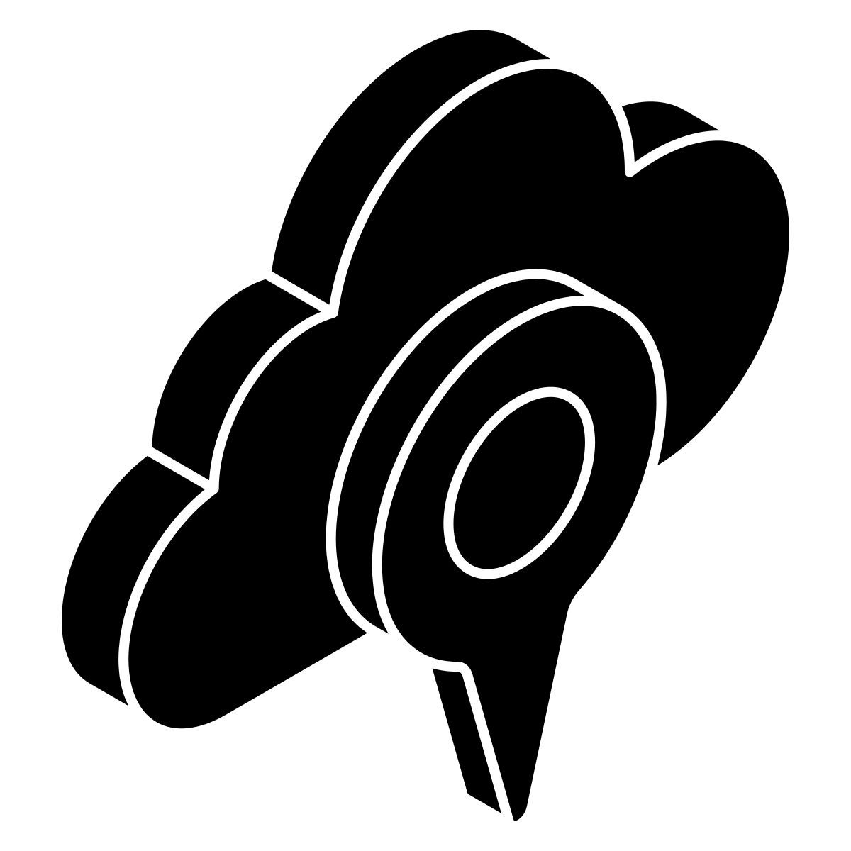 클라우드 위치 icon