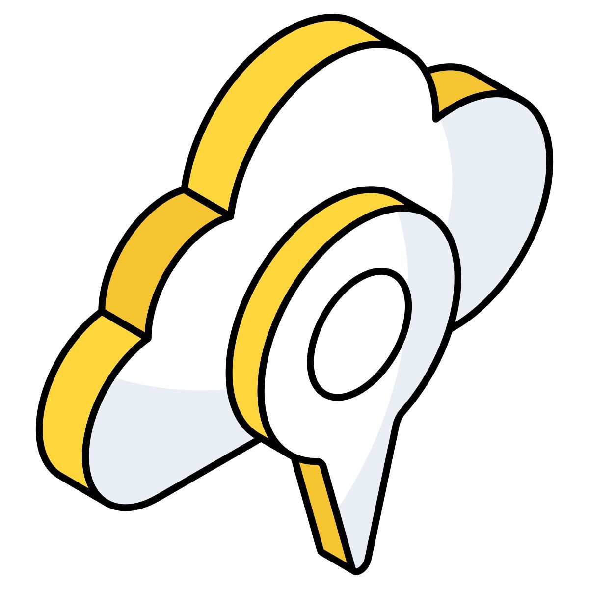 클라우드 위치 icon