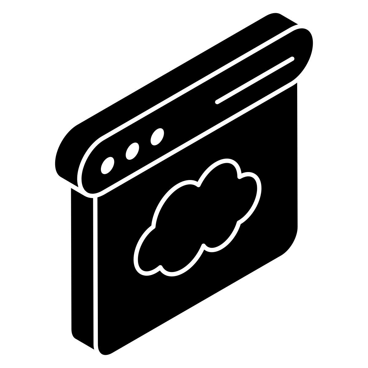 sito web cloud icon