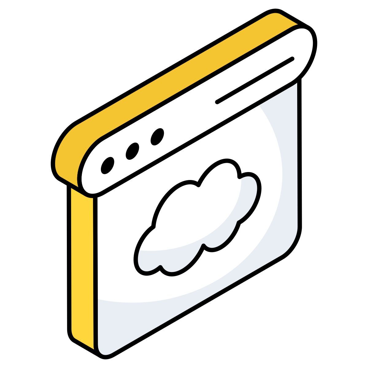 Sito Web Cloud icon