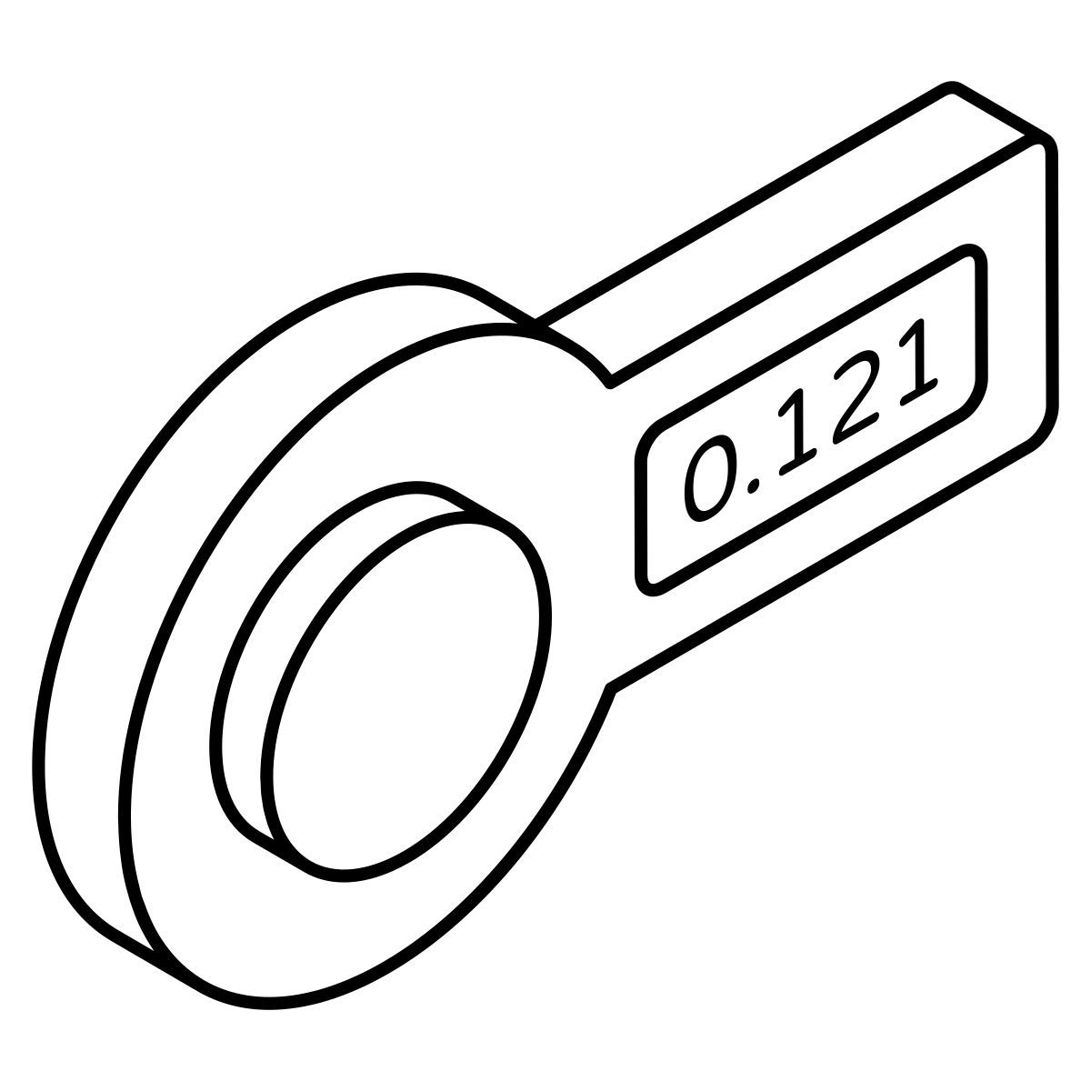 clé numérique icon