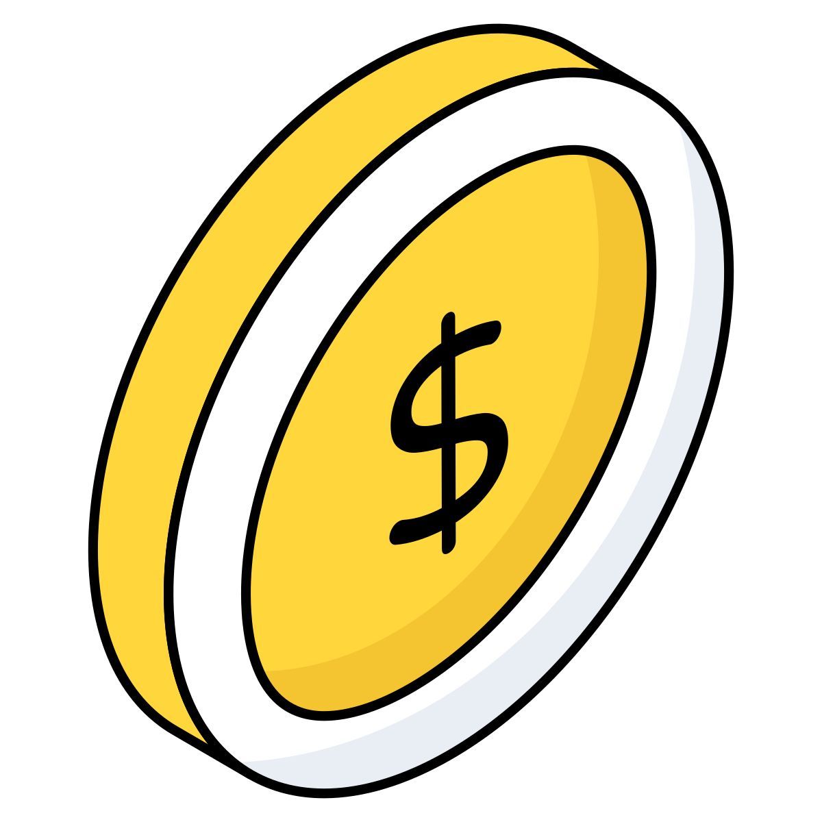 dollar coin icon