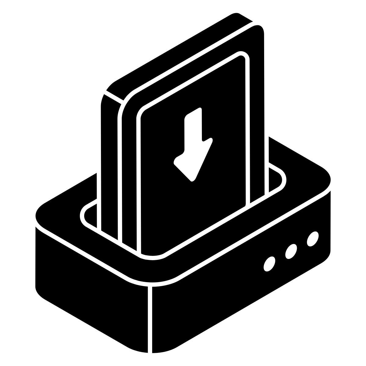 descargar arrow icon