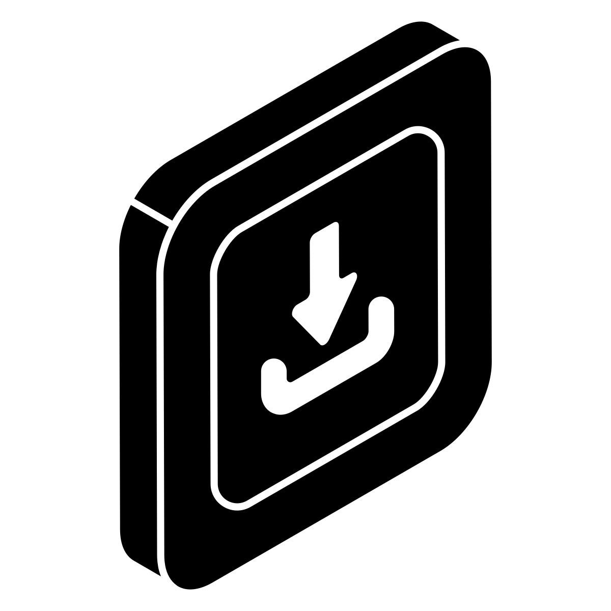 descargar arrow icon