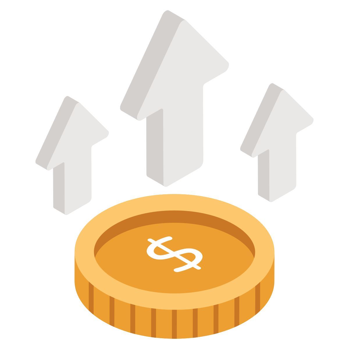 financial growth chart icon