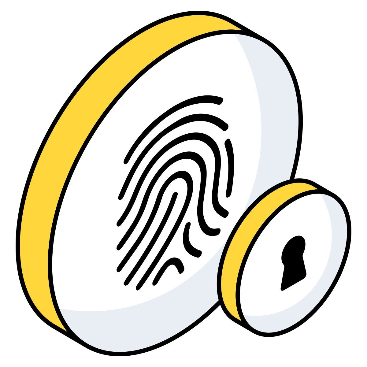 sicurezza delle impronte digitali icon