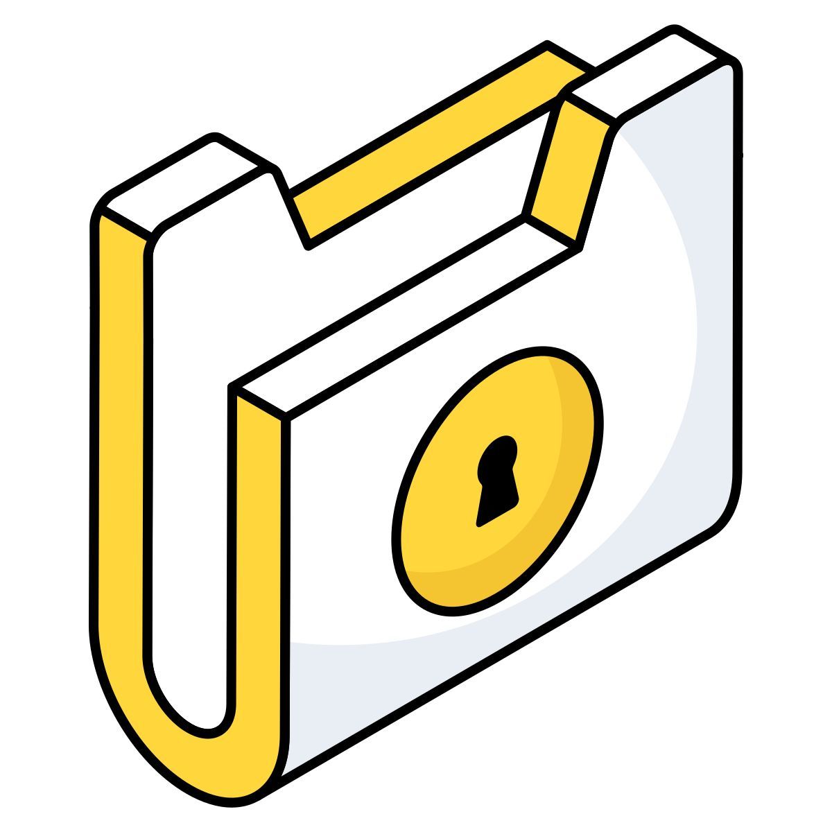seguridad de carpetas icon