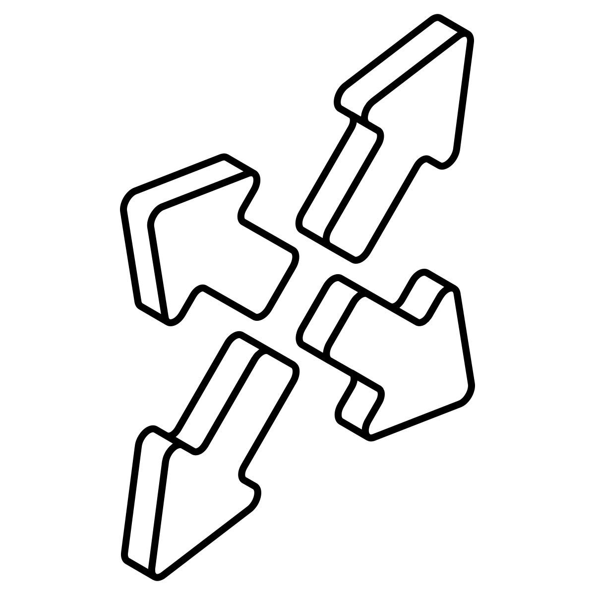 네 방향 화살표 icon