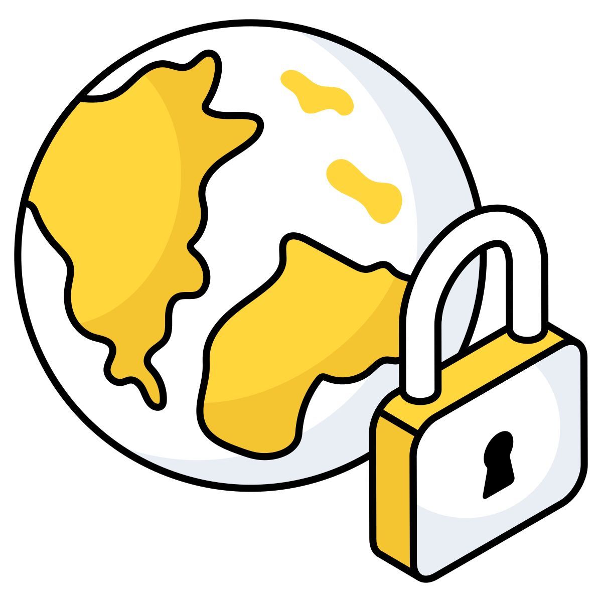 sécurité mondiale icon