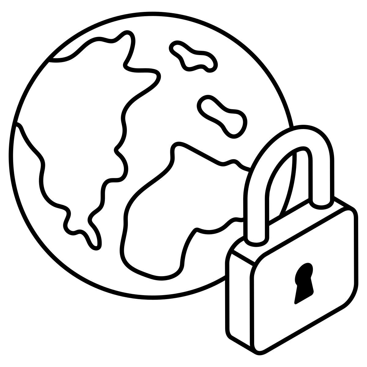 sécurité mondiale icon