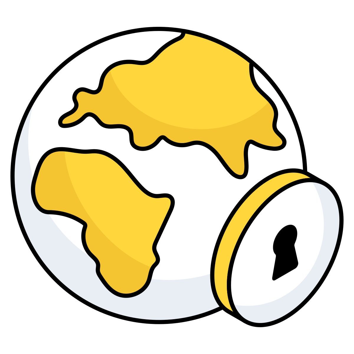 sécurité mondiale icon