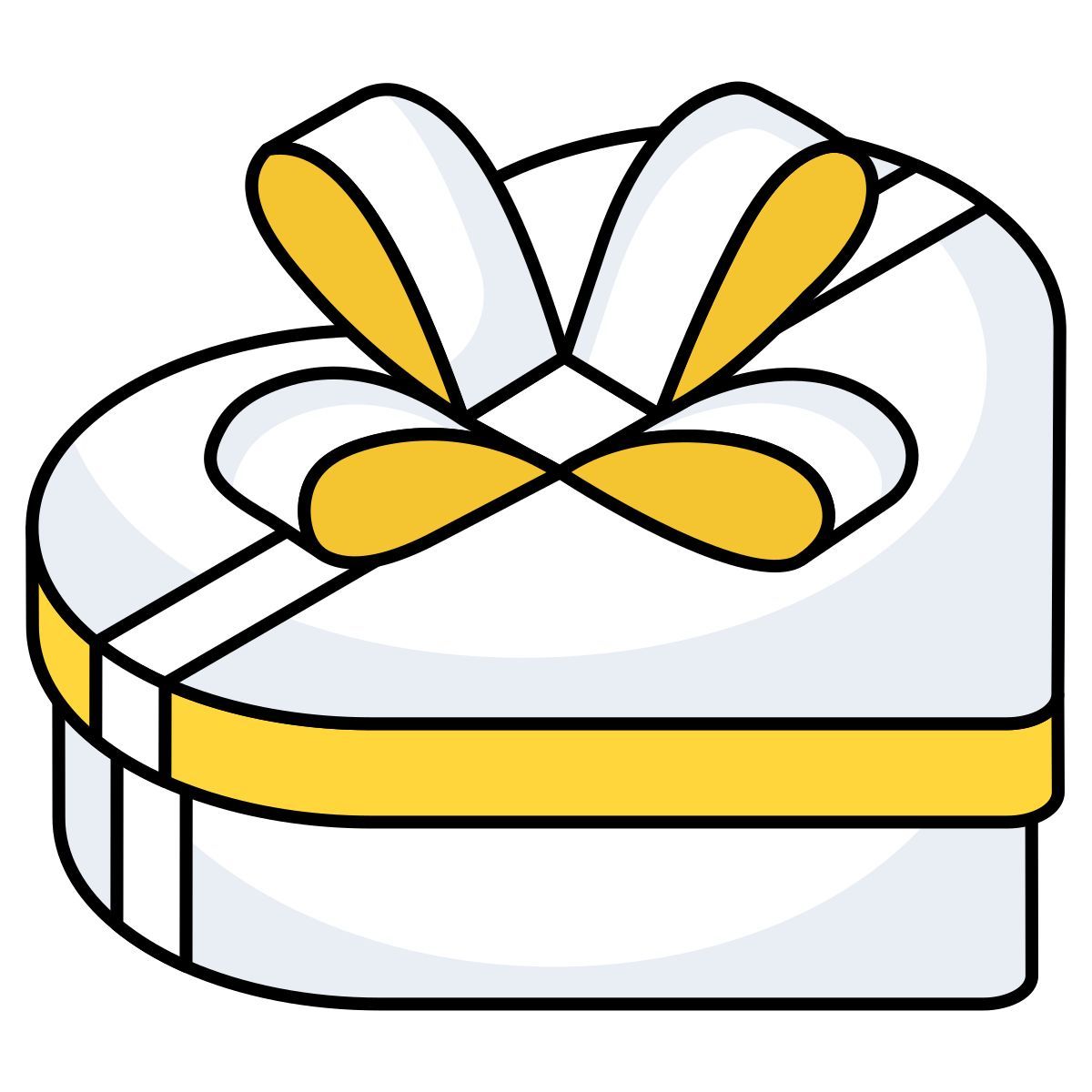 heart gift box icon