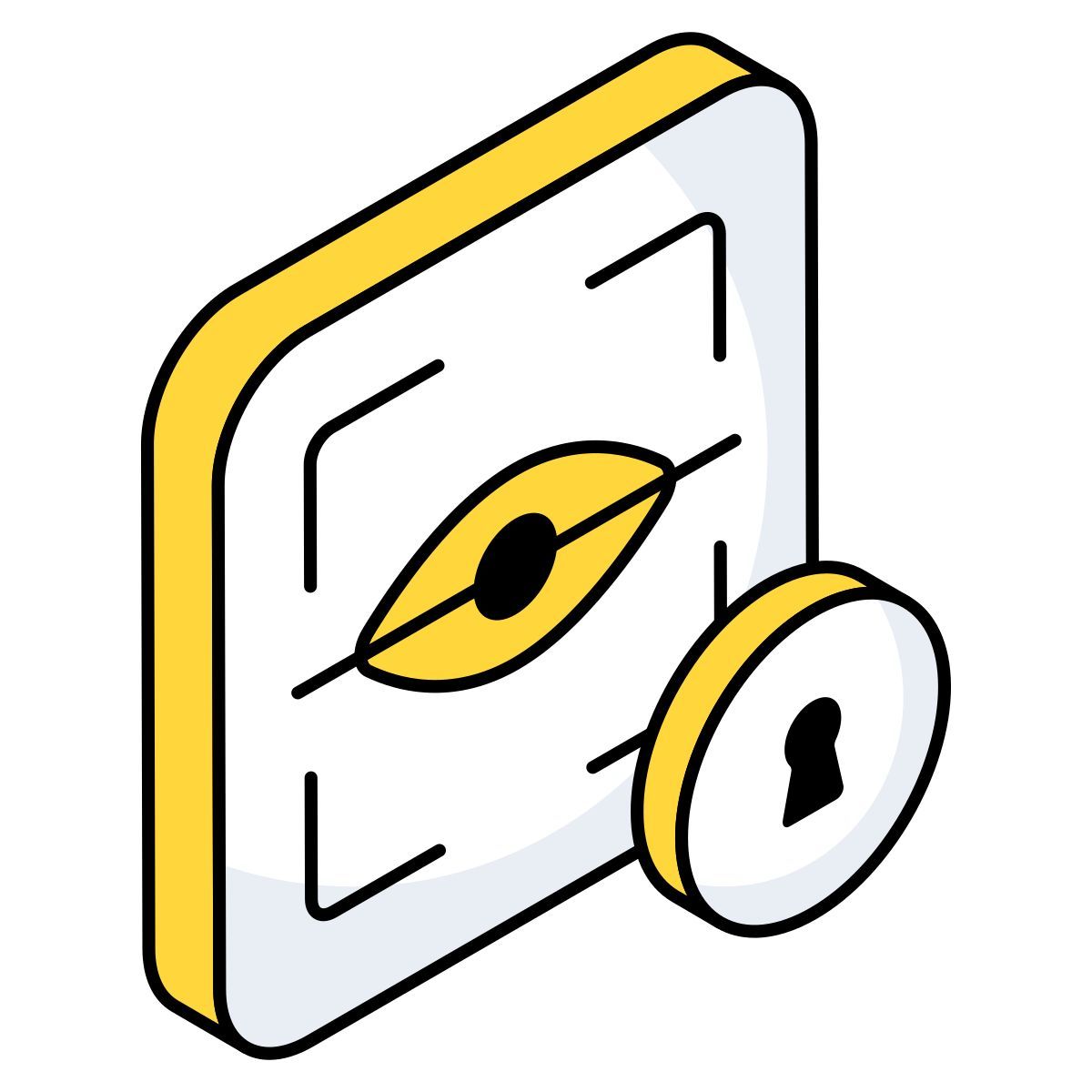 reconnaissance de l'iris icon