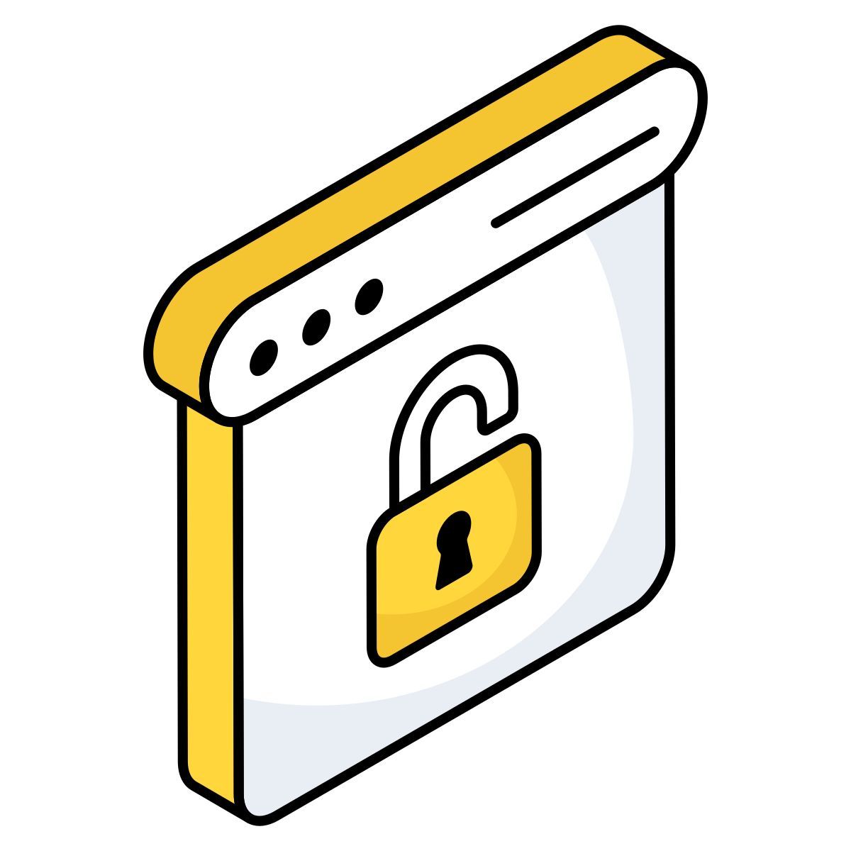 잠긴 웹사이트 icon