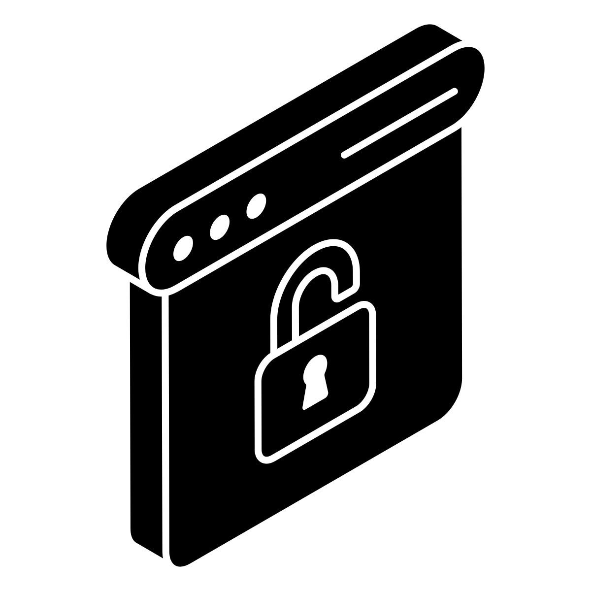 잠긴 웹사이트 icon