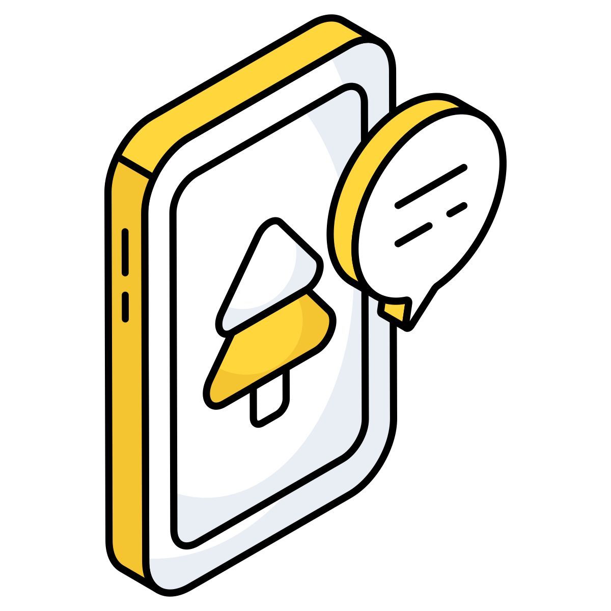 mobile christmas icon