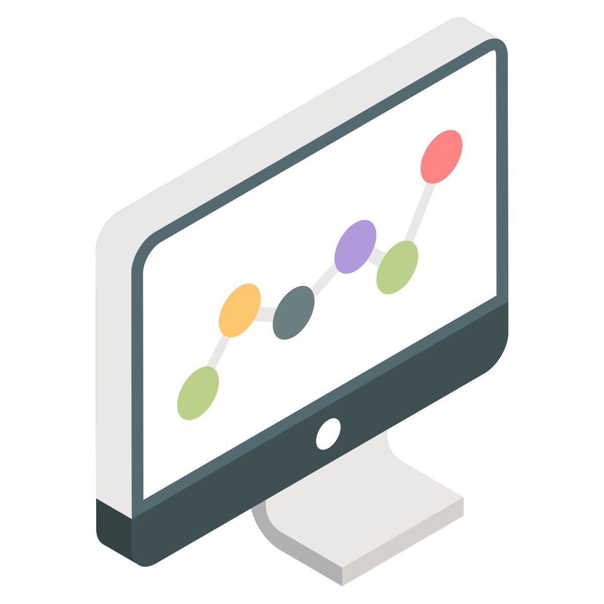online trend chart icon