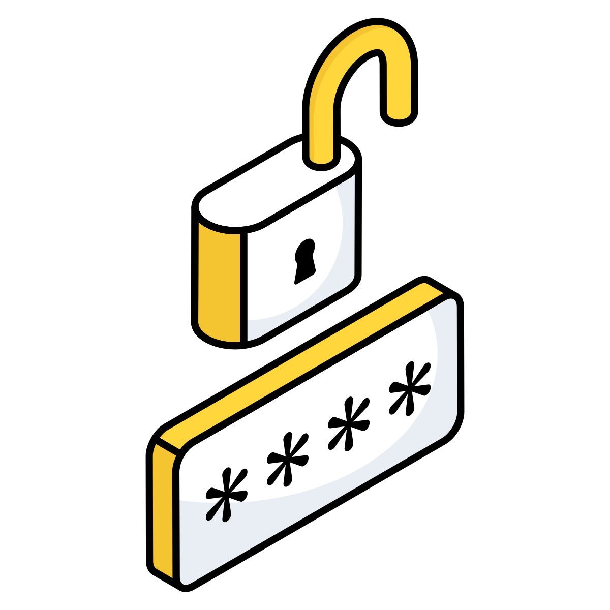 password lock icon