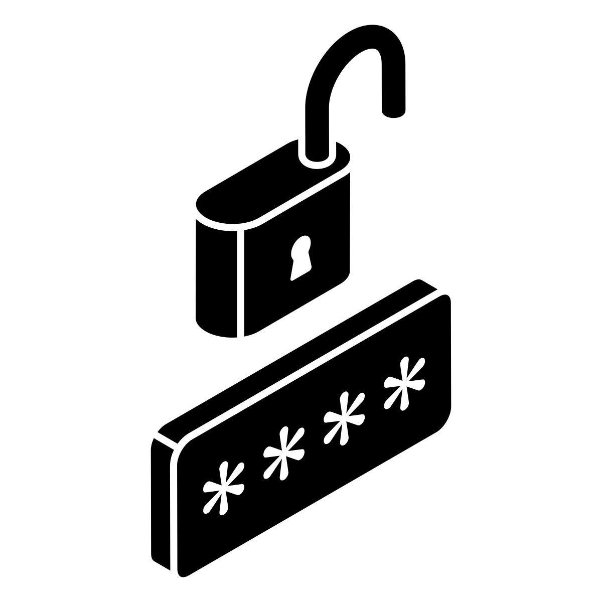 password lock icon