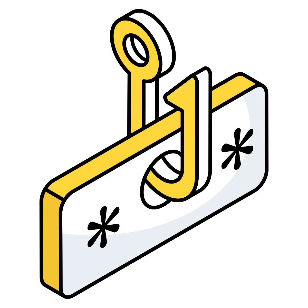 phishing delle password icon