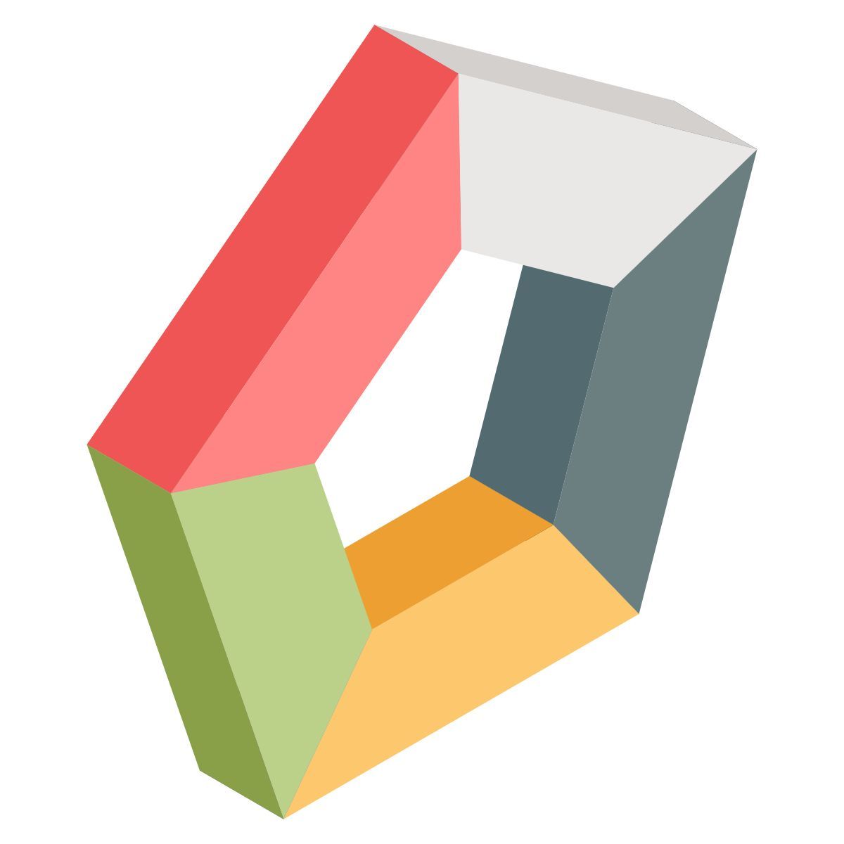 gráfico pentagonal icon