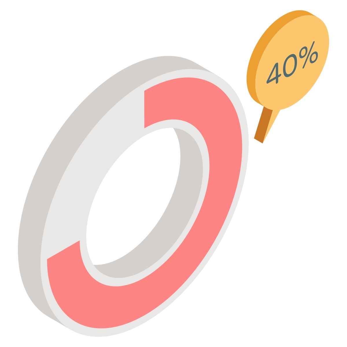 percentage chart icon