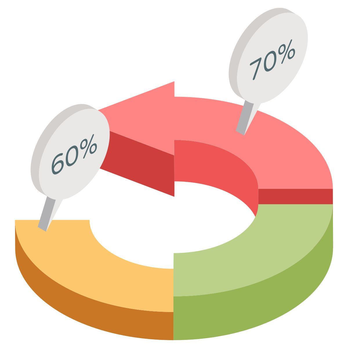 percentage chart icon