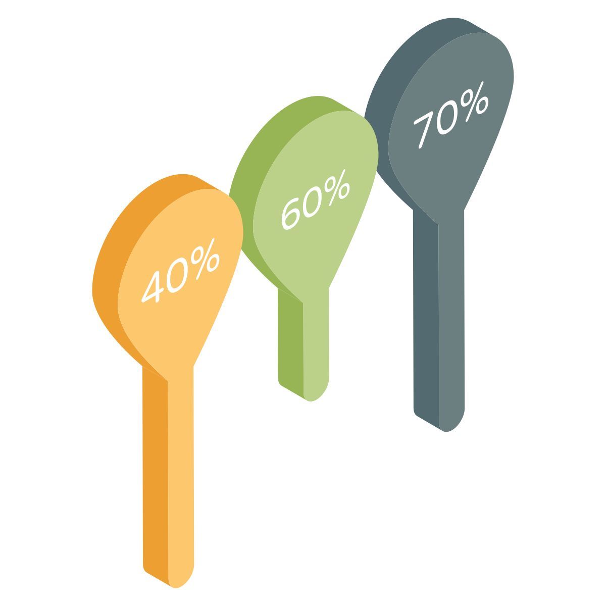 grafico percentuale icon