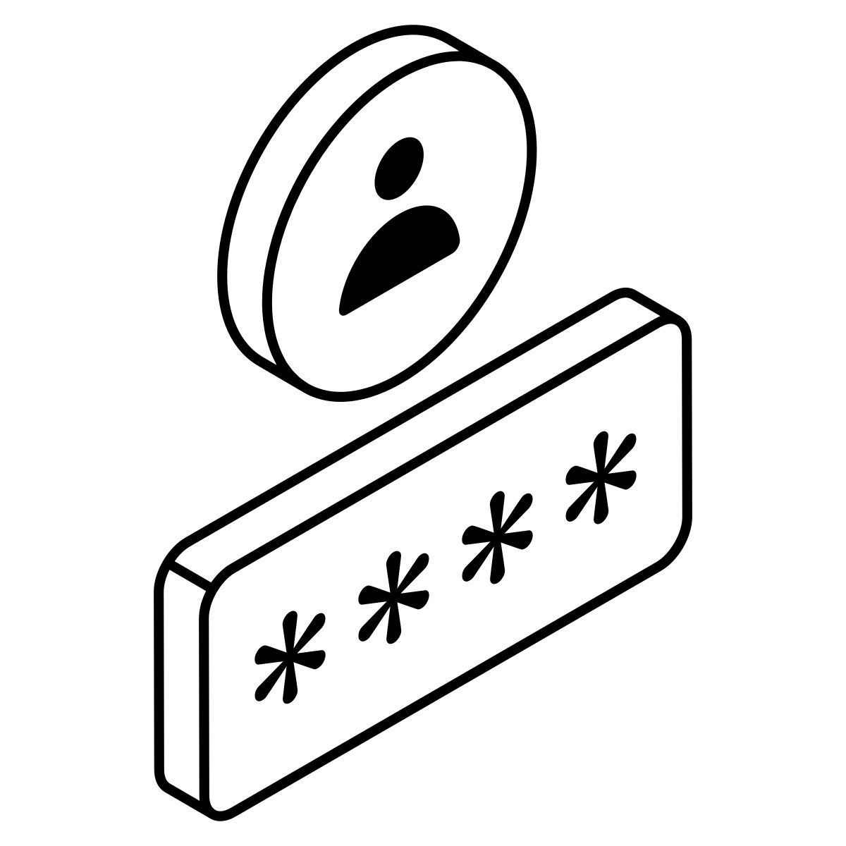 segurança de perfil icon