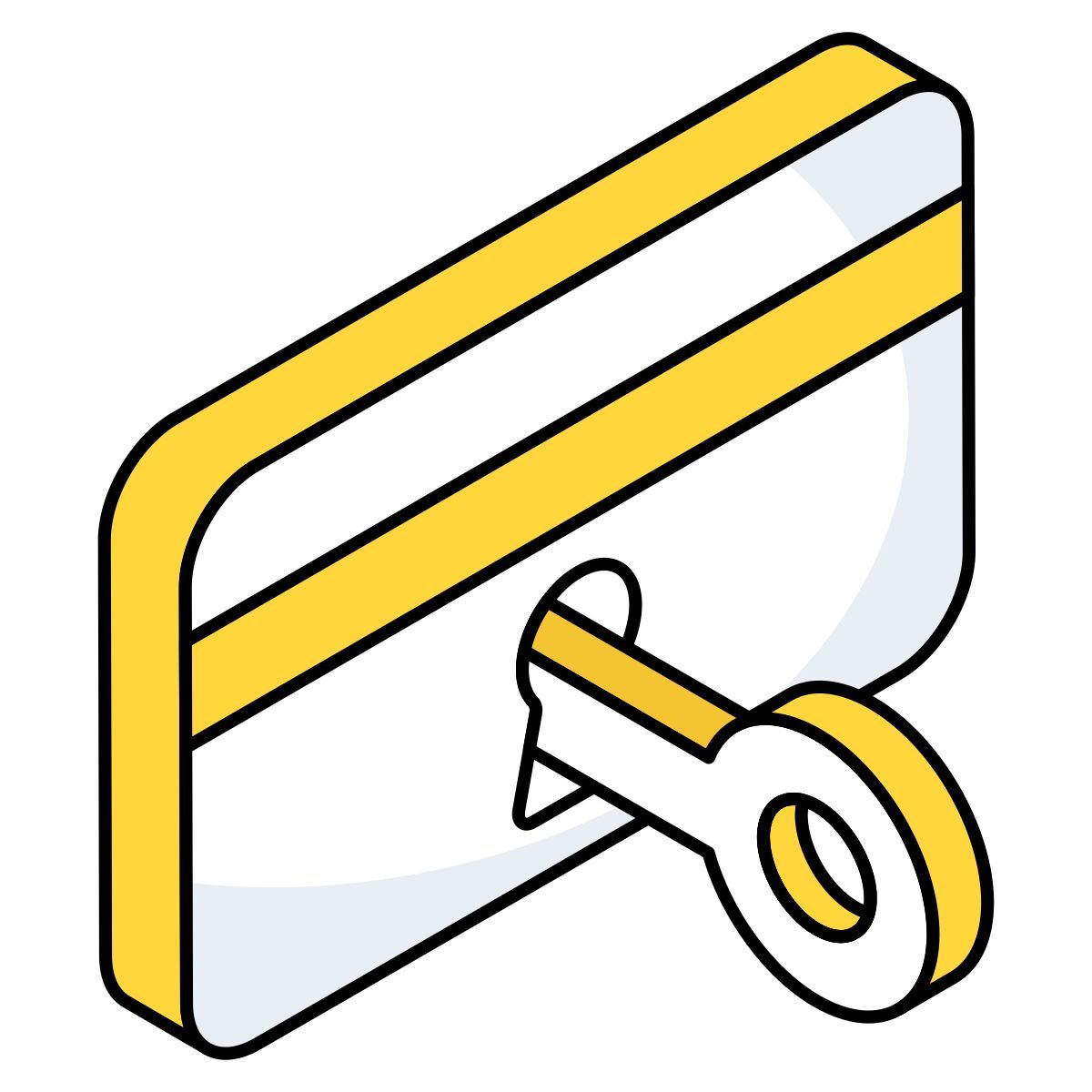 安全 atm 卡 icon