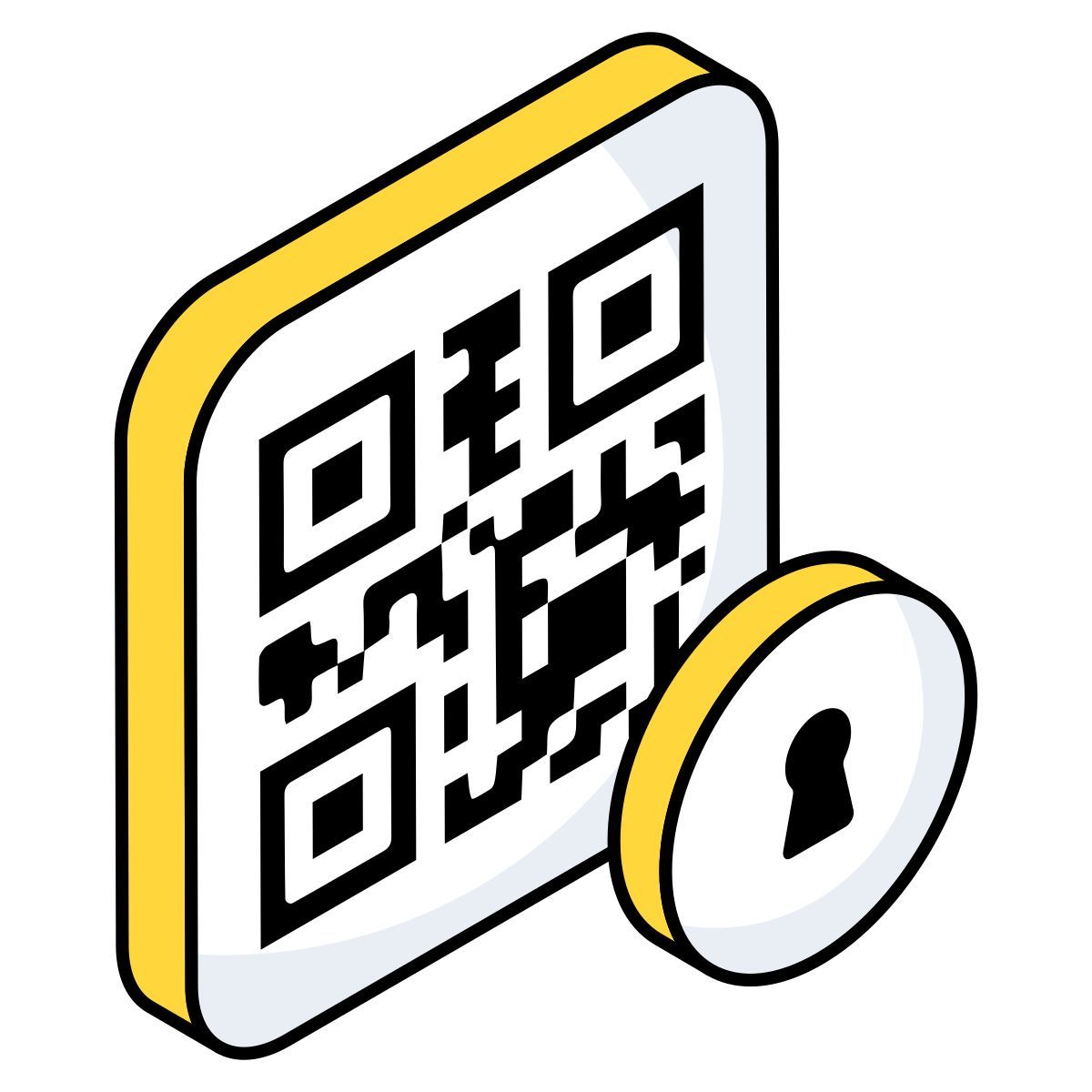 secure barcode icon