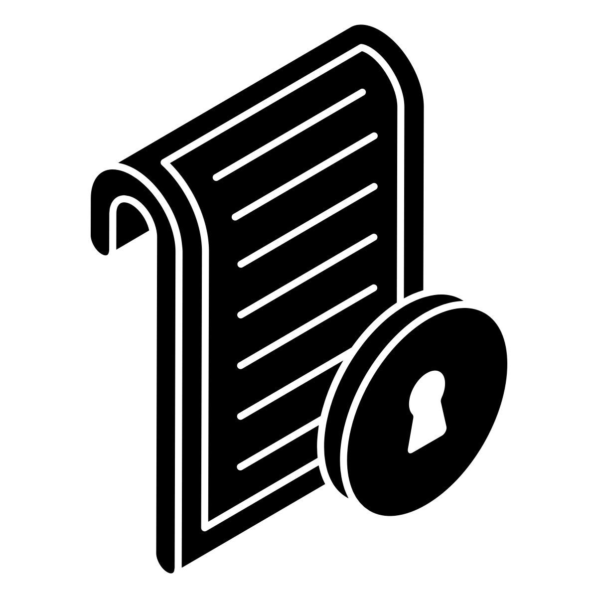 fichier sécurisé icon