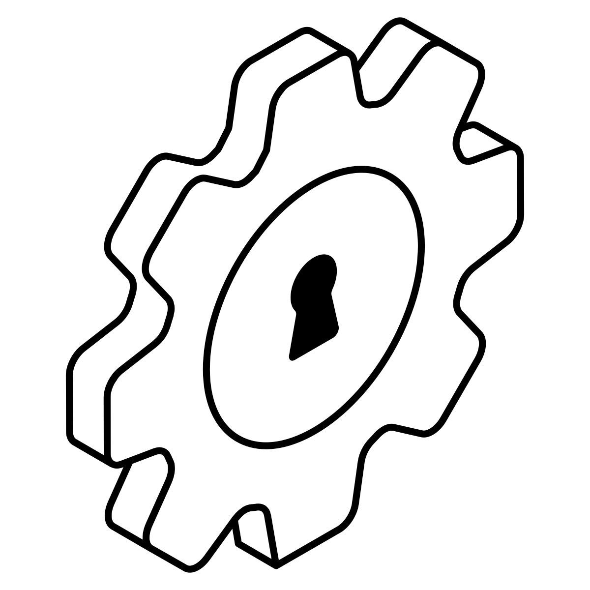 impostazioni di sicurezza icon
