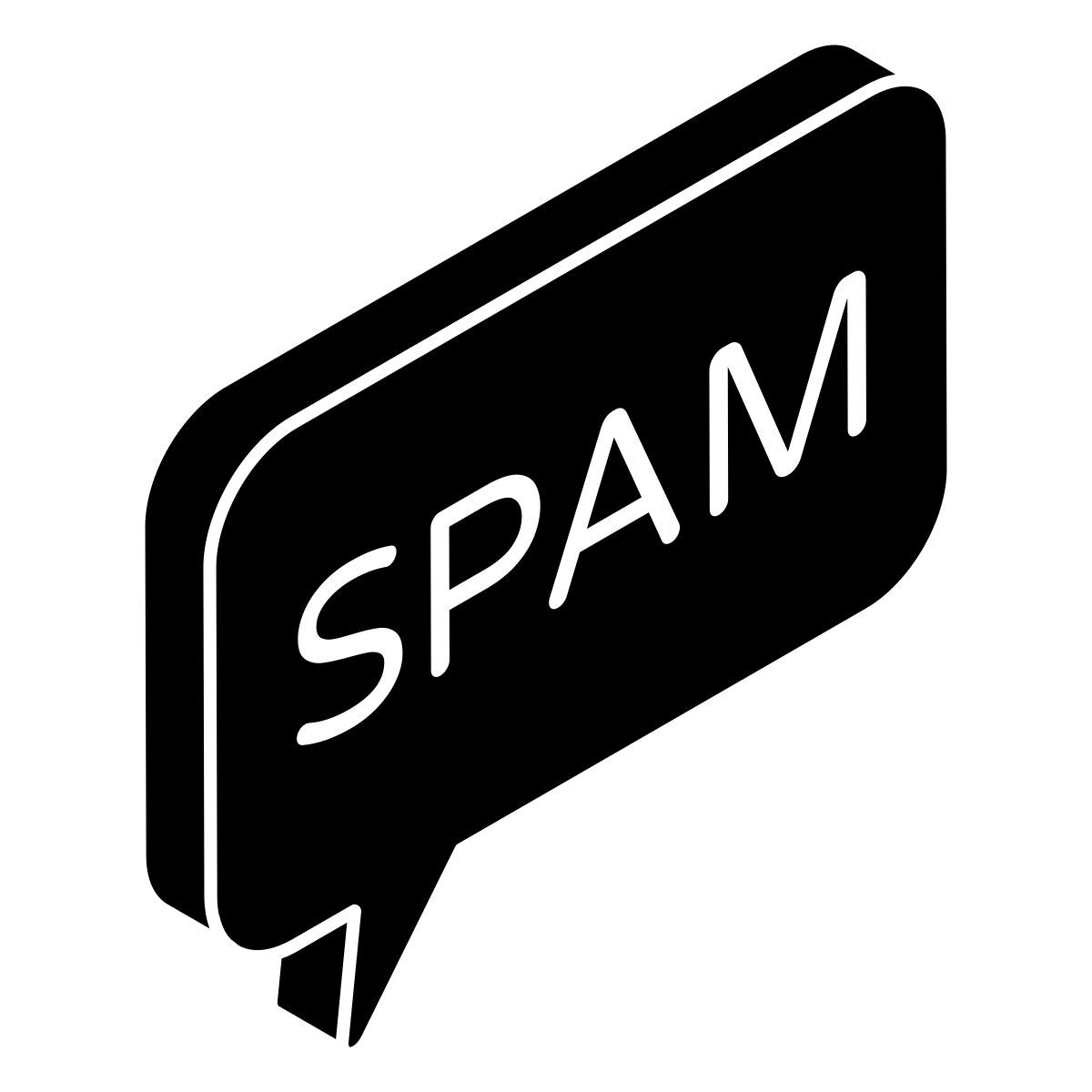 mensaje de spam icon