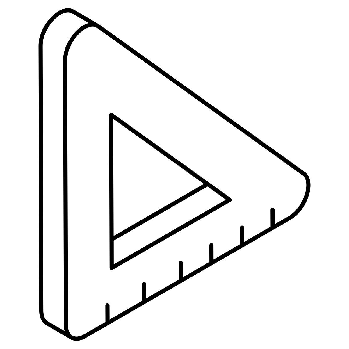 triangle scale icon