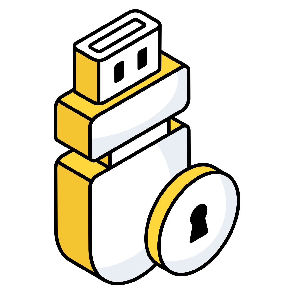 icona sicurezza usb