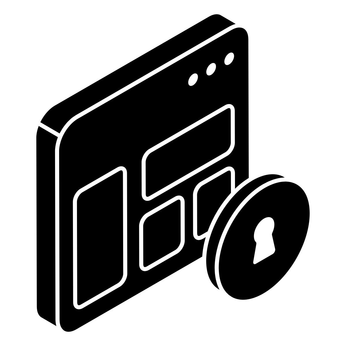 sicurezza web icon