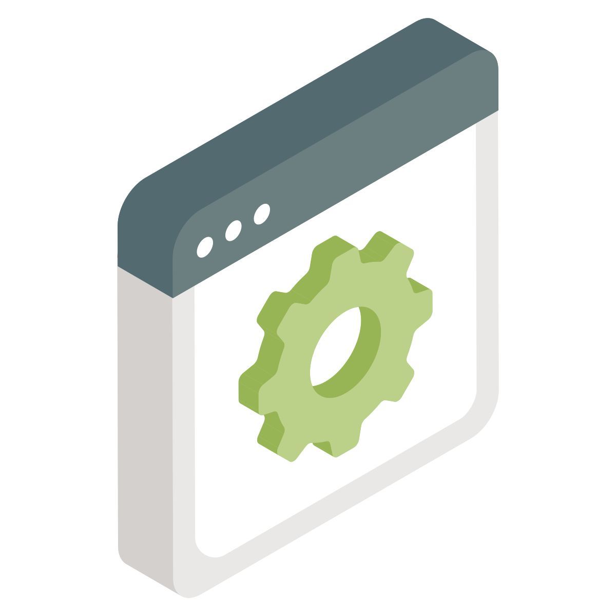configuración web icon