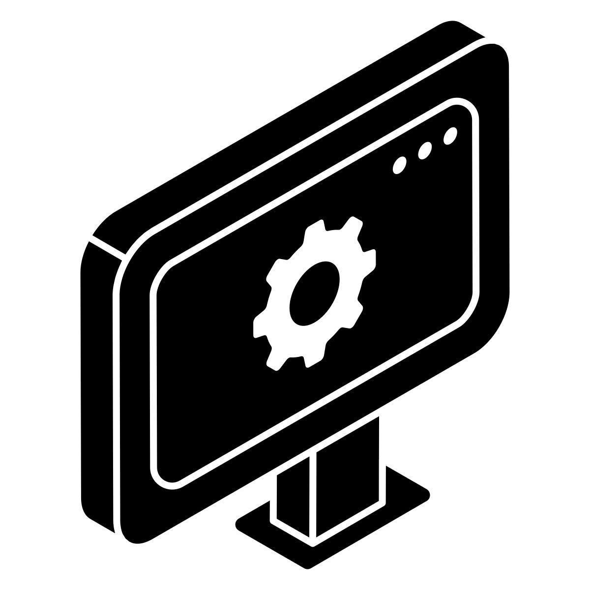 configuración web icon