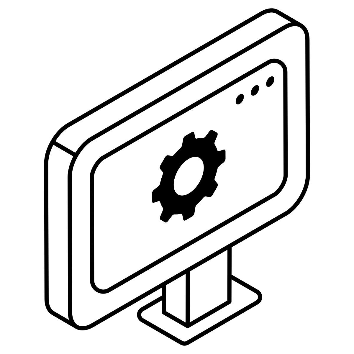 configuración web icon