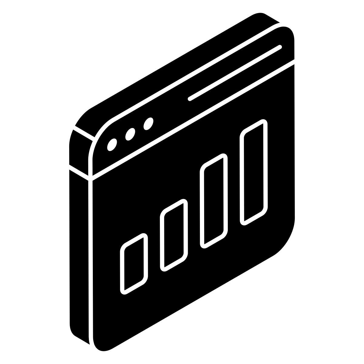 estatísticas da web icon