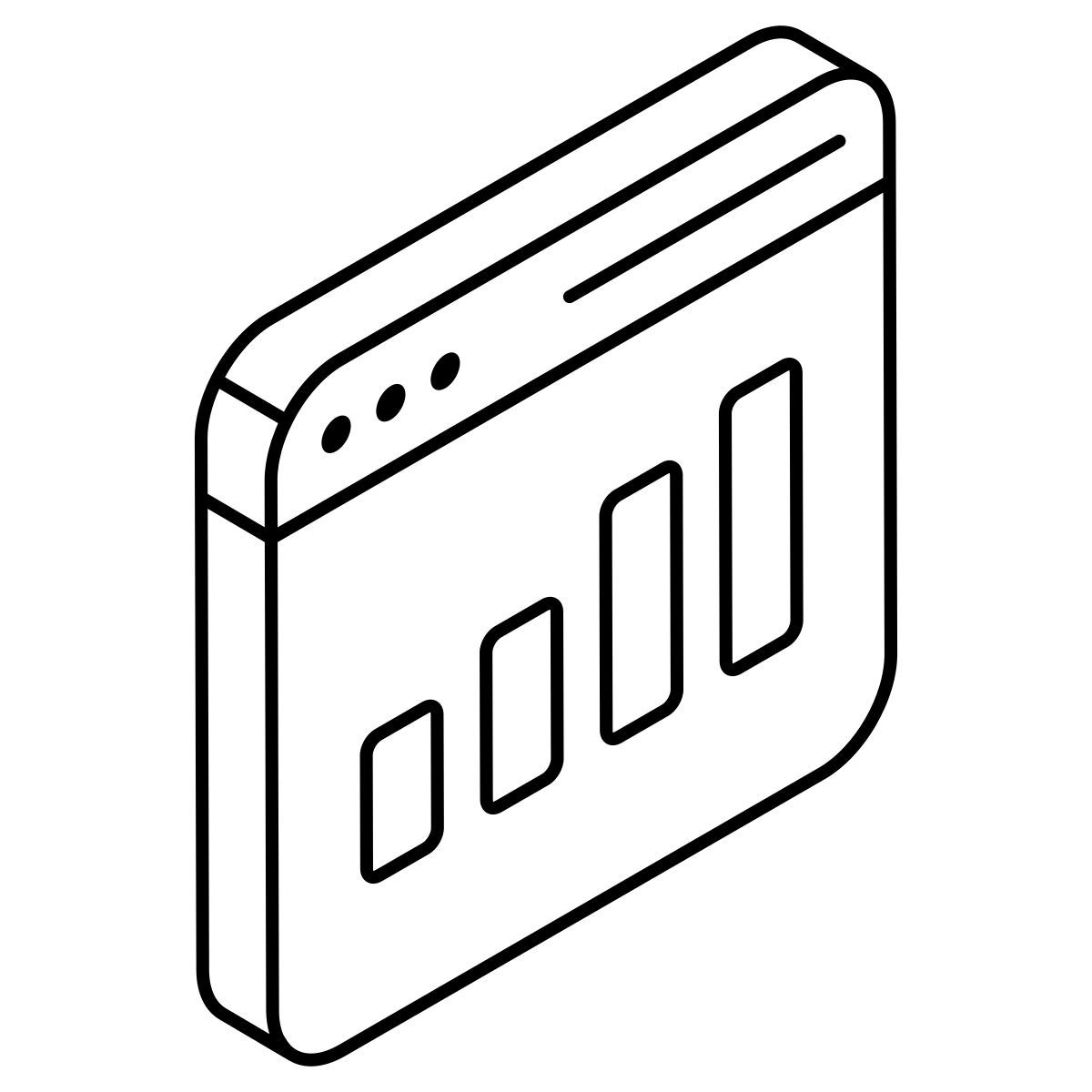 estatísticas da web icon