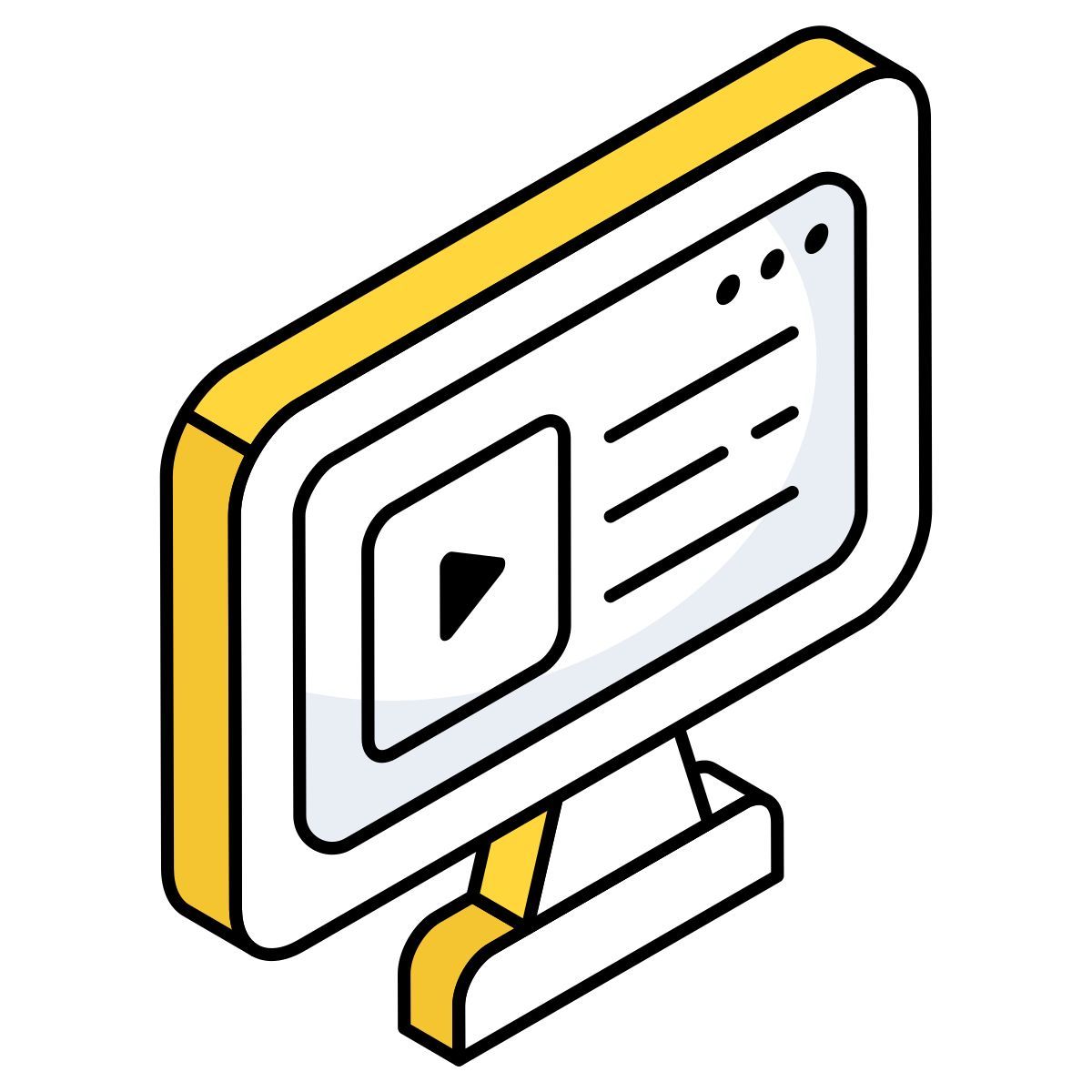 vídeo web icon