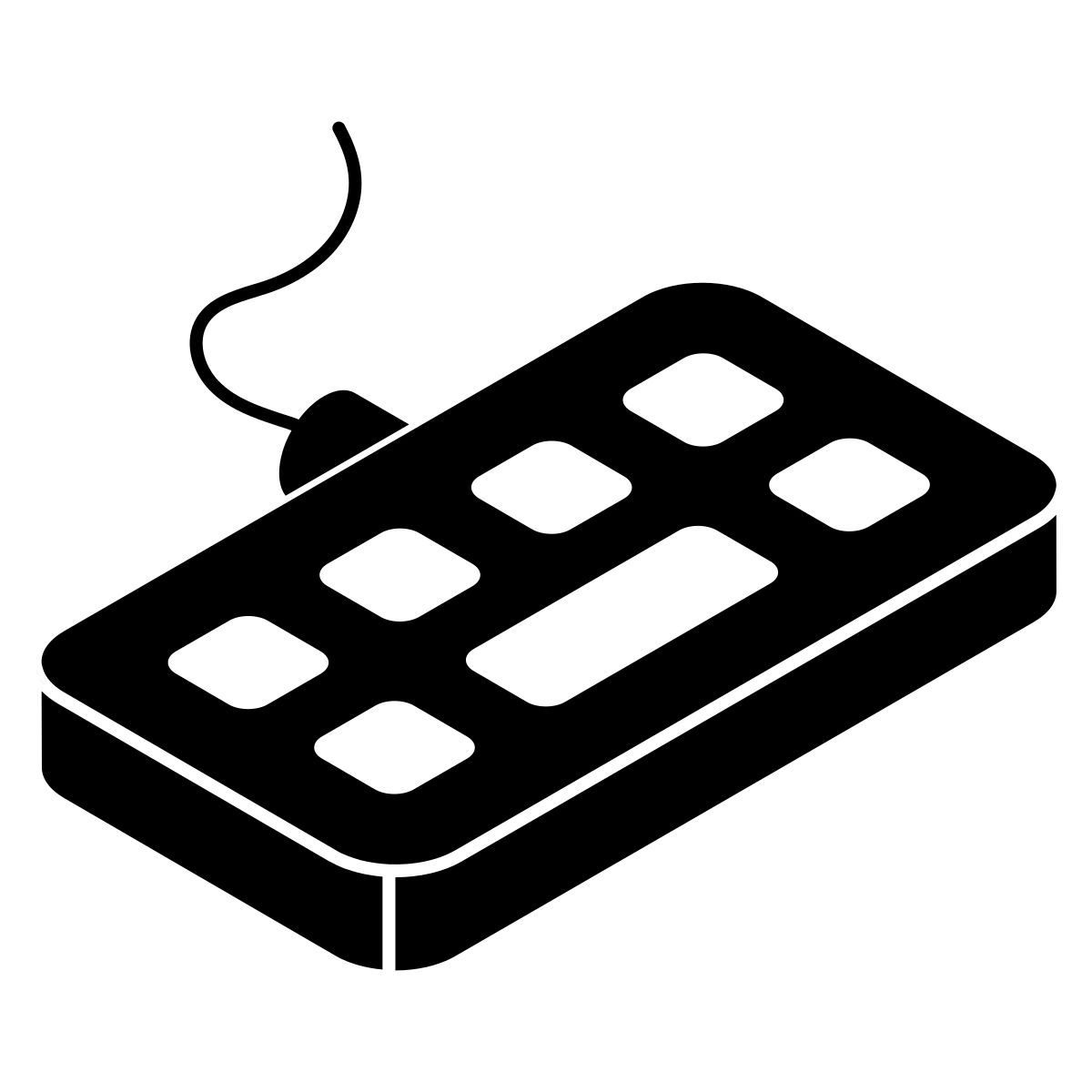 clavier filaire icon