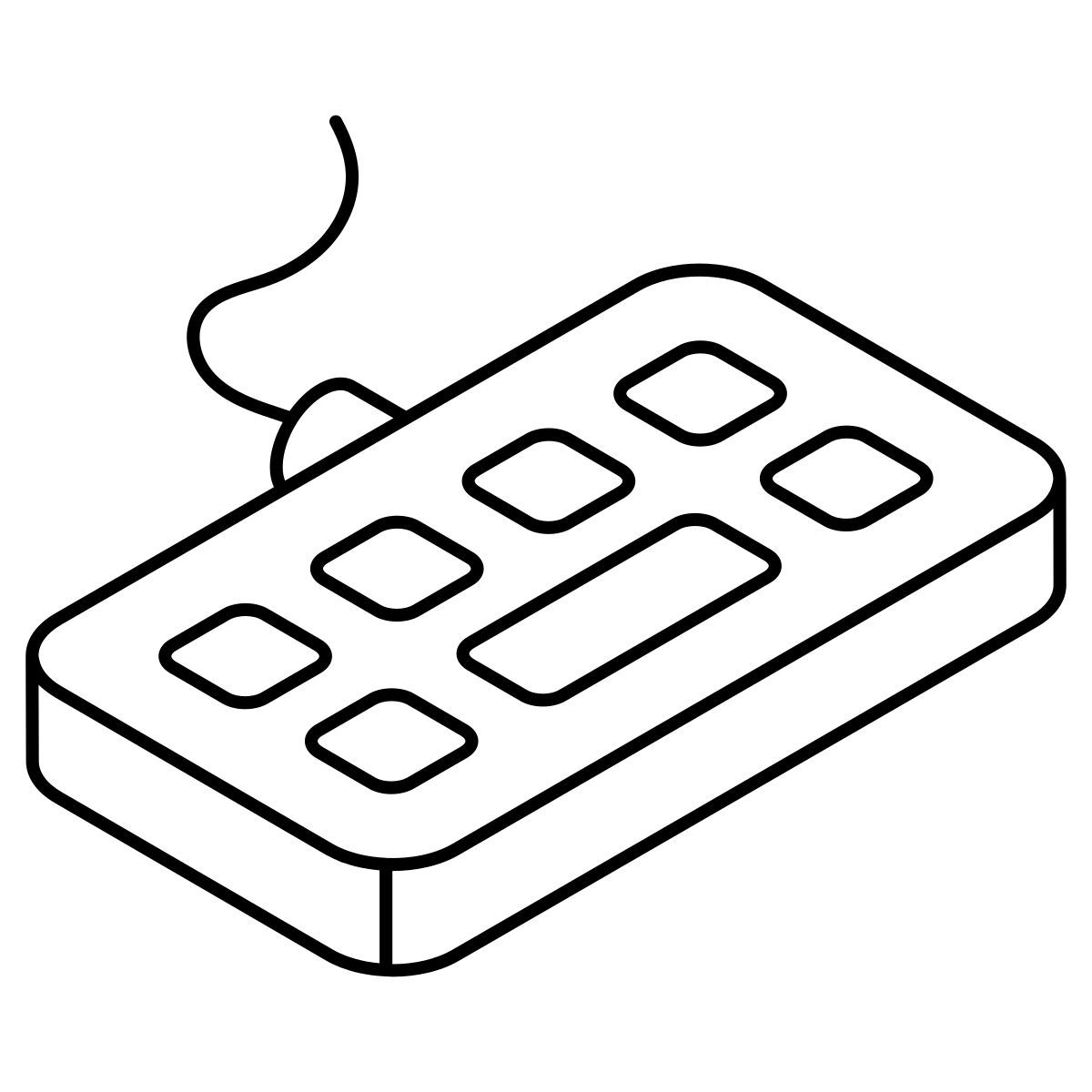 clavier filaire icon