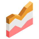 external Area-Chart-graph-and-charts-isometric-vectorslab-5 icon